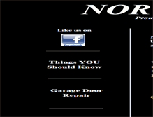 Tablet Screenshot of northdallasdoors.com